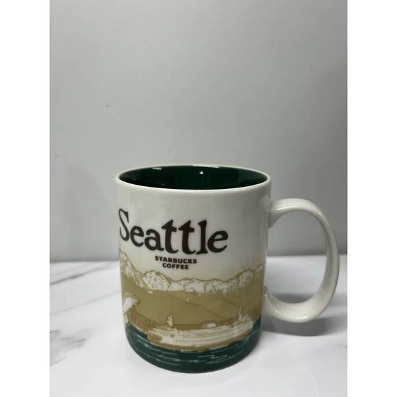 Starbucks Other - Starbucks Seattle Collector Series Global Icon 2009 Coffee Tea Mug 16 oz